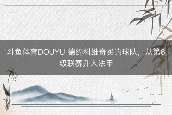 斗鱼体育DOUYU 德约科维奇买的球队，从第6级联赛升入法甲